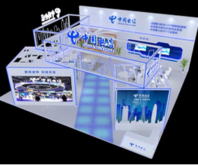 成都中国电信展台搭建